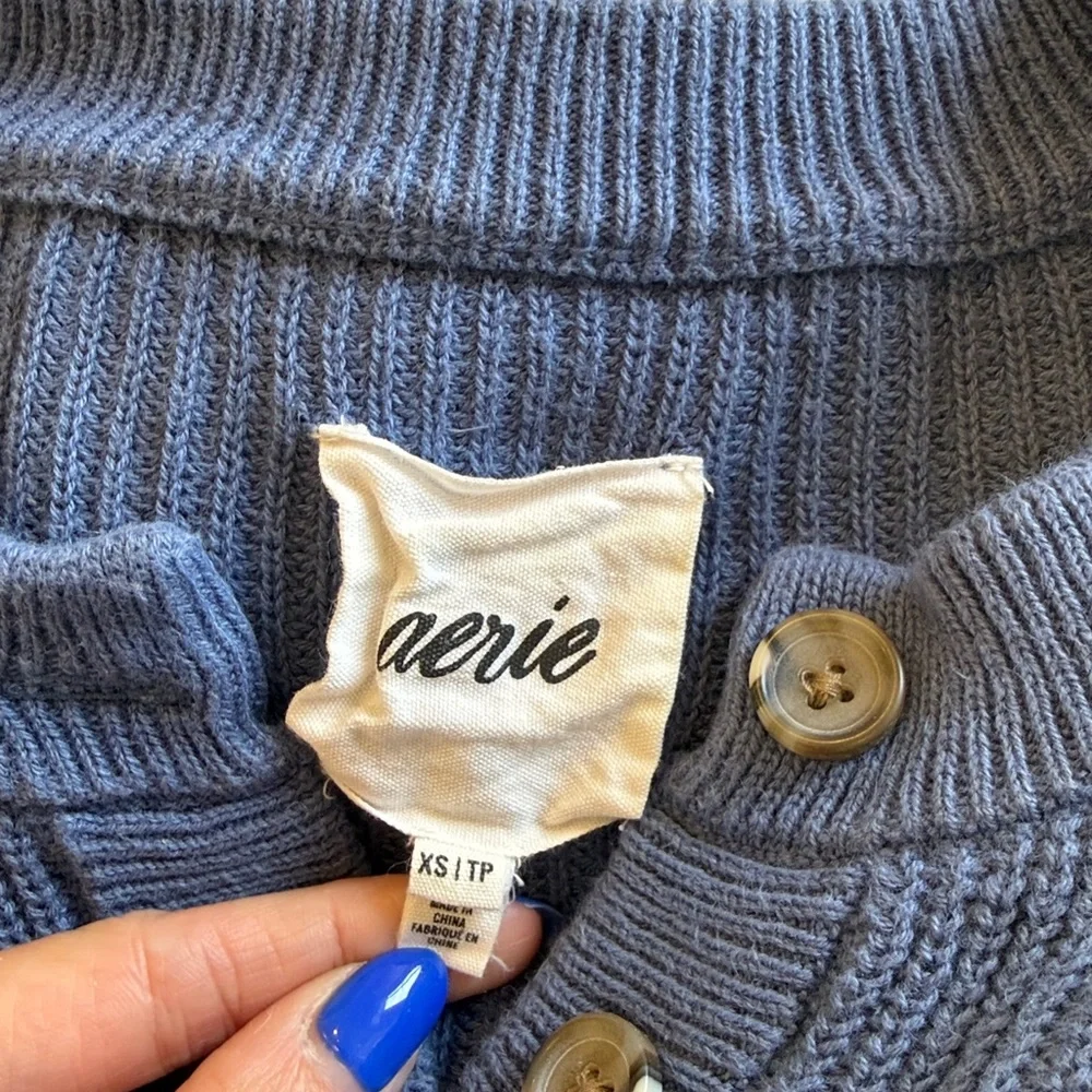 aerie Knit Henley Sweater - Picture 5 of 6